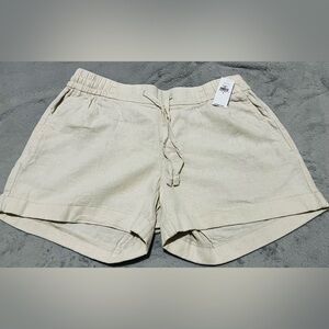 Linen Shorts - Beige - Old Navy